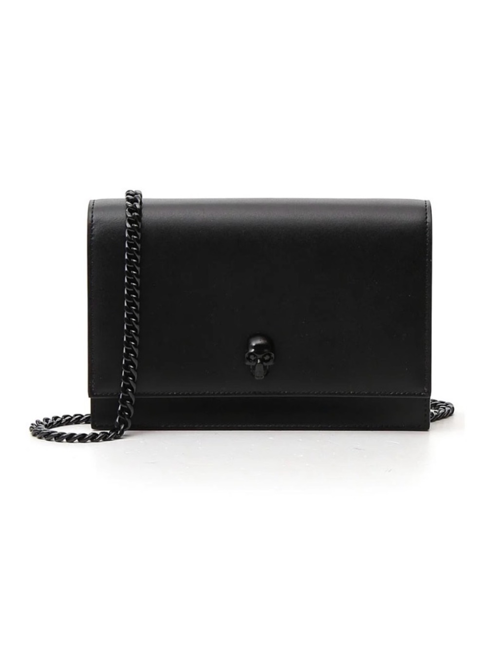 Alexander McQueen Skull Stud Embellished Small Crossbody Bag